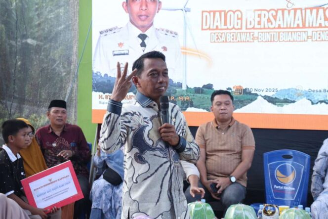
 Bupati Sidrap Kunjungi Desa Belawae, Berdialog Langsung dengan Warga