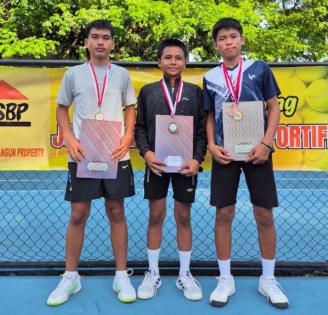 
 Tiga Petenis Muda Sidrap Sabet Gelar di Kejuaraan Nasional Tenis Makassar
