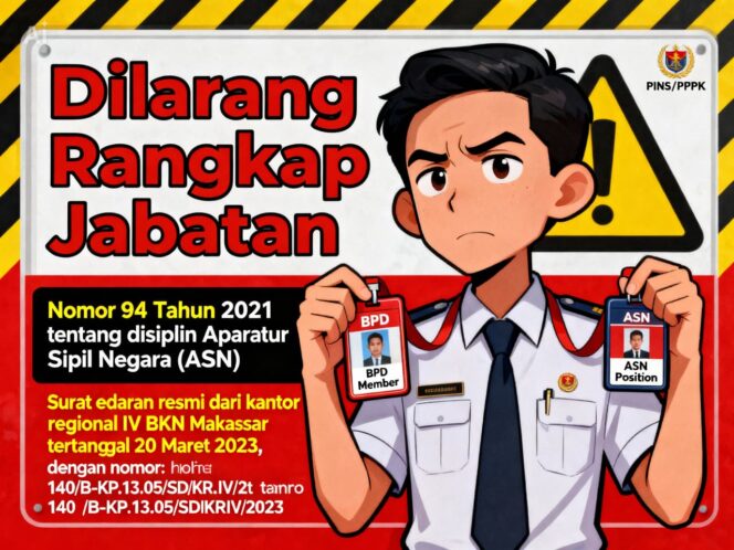 
 Inspektorat Sidrap Telusuri ASN dan PPPK Rangkap Jabatan di BPD Desa