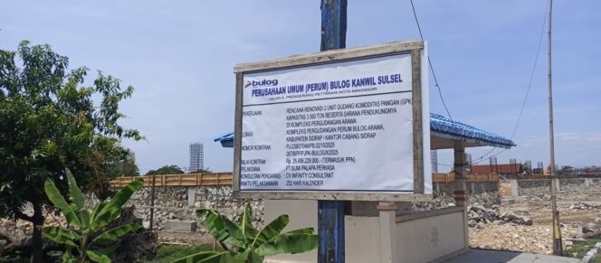 
 Bangunan Gudang Bulog Arawa belum Kantongi  Izin PBG