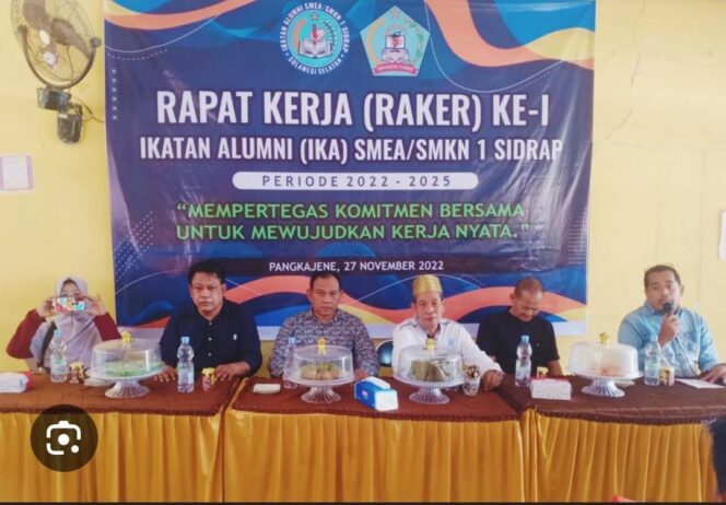 
 Perkuat Persaudaraan, IKA SMEA/SMKN 1 Sidrap Siap Gelar Musyawarah Besar di Kampus SMKN 1