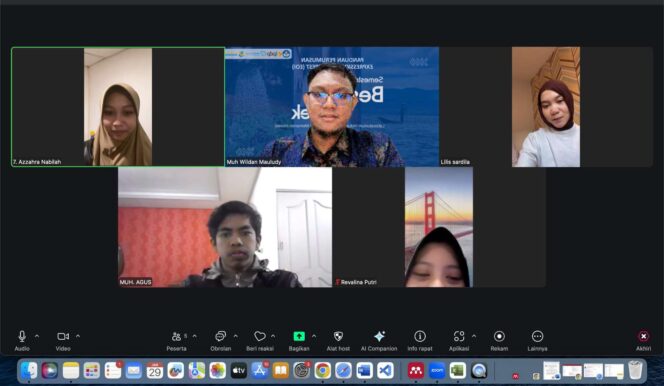 
 Monitoring Magang Internasional Mahasiswa Prodi Bisnis Digital UMS Rappang di Taiwan