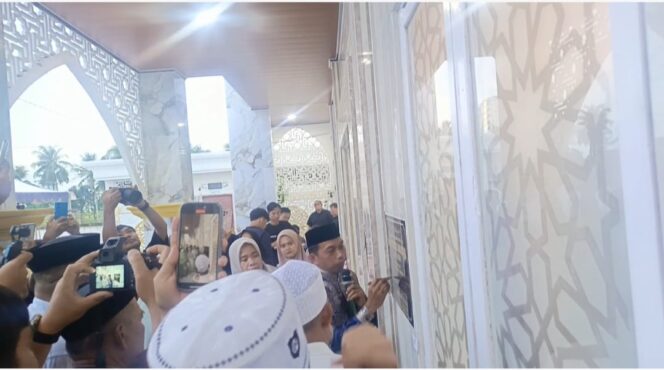 
 Bupati Sidrap Dorong Produk Lokal dan Resmikan Masjid Birulwalidain
