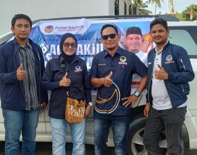 
 NasDem Sidrap kembali Bagi Takjil, Sasar Jamah Tabligh Akbar