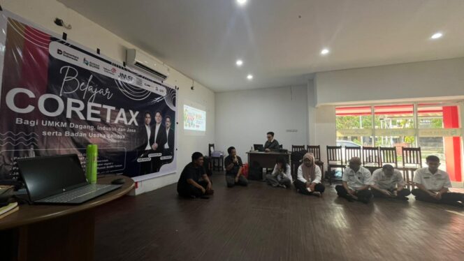 
 Permudah Pelaporan Pajak, JMSI Sidrap dan KP2KP Bedah Aplikasi CORETAX