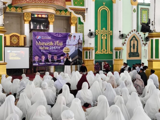 
 Hari Kedua Manasik Akbar Sidrap An-Nur Maarif, 850 CJH Dalami Rukun Haji dan Kesehatan