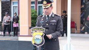 Wakil Kepala Kepolisian Resor (Wakapolres) Sidrap, Kompol Sumardi, memimpin Upacara Peringatan Hari Lahir Pancasila Tahun 2026 yang dilaksanakan di Lapangan Apel Mapolres Sidrap, Senin (1/6/2026) pagi.